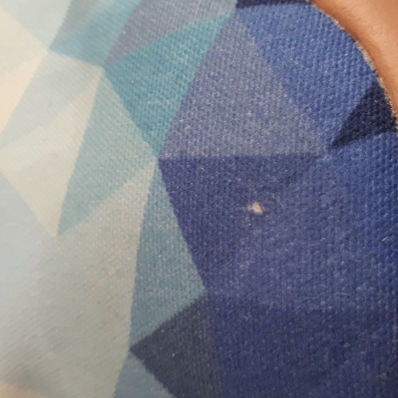 LIFE IS ART men's Colorful Abstract Geometric Canvas shoes 45 (small fault) - Picture 5 of 12